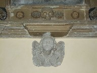 skull and cherub