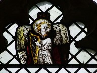 angel playing a harp