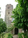 tower and porch: a pleasing foil