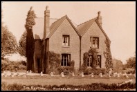Nordelph Rectory at the start of the 20th century: note the lions