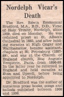 the death of Dr Bradford