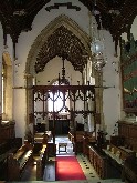 looking west in the chancel