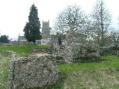 St Mary from the ruins