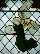 angel with the moon