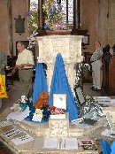 north side of the font