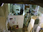 view from inside the tower arch