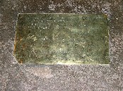 brass plaque