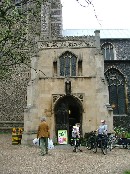 15th century porch, 21st century travellers
