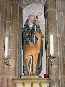 St Giles and his hind