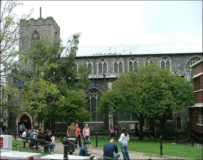 St Gregory: a fine sight on Pottergate square