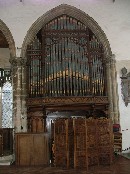 organ in the north chancel aisle
