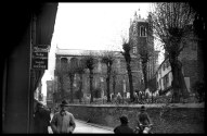 8th April 1938: from the north, the graveyard exposed (c) George Plunkett