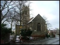 the first Norwich church medieval travellers from London saw