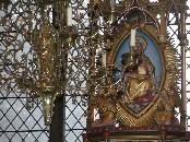 chandelier in the south aisle chapel