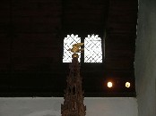 top of the font cover - and a dormer window
