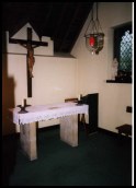 altar in Mother Julian's cell (c) Peter Stephens