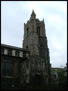 north porch and tower