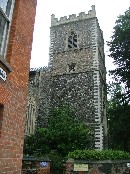 heavily restored tower