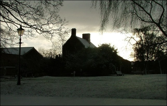 St Mary in the Marsh: looking towards the lower close, where it used to be