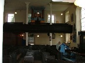 organ in the balcony