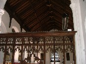 nave roof from the chancel