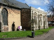 west end of south aisle - there was a porch here once