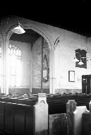 looking towards the west end of the south aisle from the north-east corner, 1936 (c) George Plunkett
