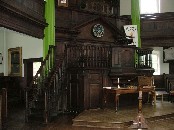 magnificent pulpit and holy table