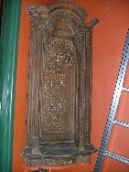 war memorial, reset in the stairwell of the chancel partition