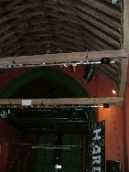 tie beams and scissor-brace - there used to be a ceiling