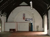 upstairs, looking towards the top of the chancel arch