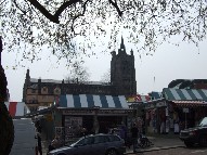 a market place church in the European fashion