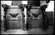 a pair of medieval stalls (c) George Plunkett