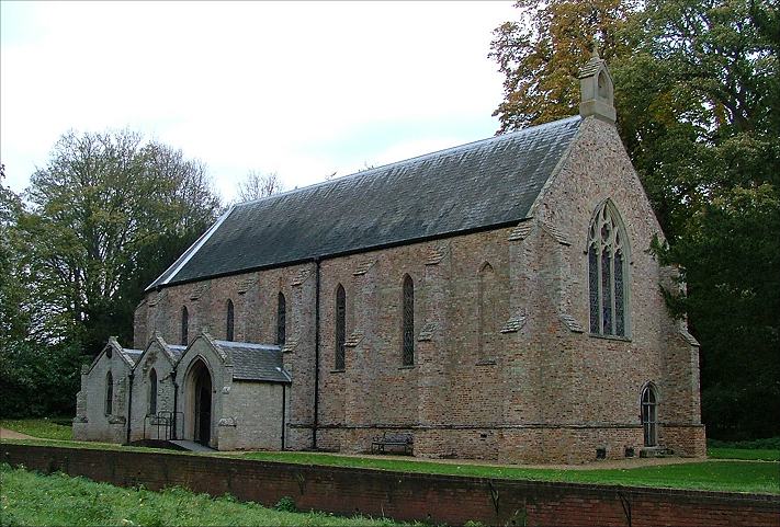 The elegant private chapel of the Bedingfield family