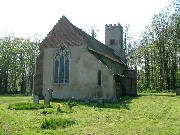 view from the west - this was never a large church