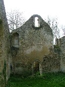 the curious west wall of the nave