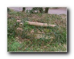 Mawkish memorial by the front gate