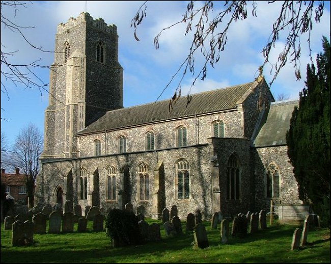 Pulham Market: a big church, a town church