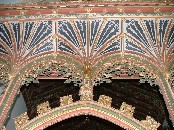 Bodley again, the coving above the roodscreen doorway
