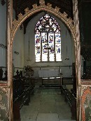 looking east through the screen