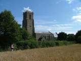 St Helen in the harvest fields