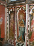 Screen part two: VIII: St Simon, IX: St Thomas