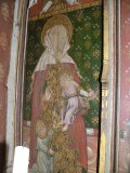 XXIII detail: James with a shell, John with a tiny eagle