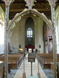 Looking west, through the screen.