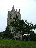from the churchyard gate