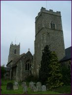 Reepham tower, with Whitwell tower beyond