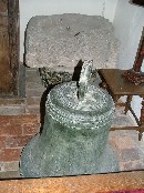 Roudham bell in Bridgham church