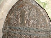 probably the original 12th century tower door (detail)