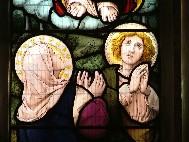 Blessed Virgin and St John at the Ascension