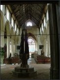 Looking west from beneath the tower